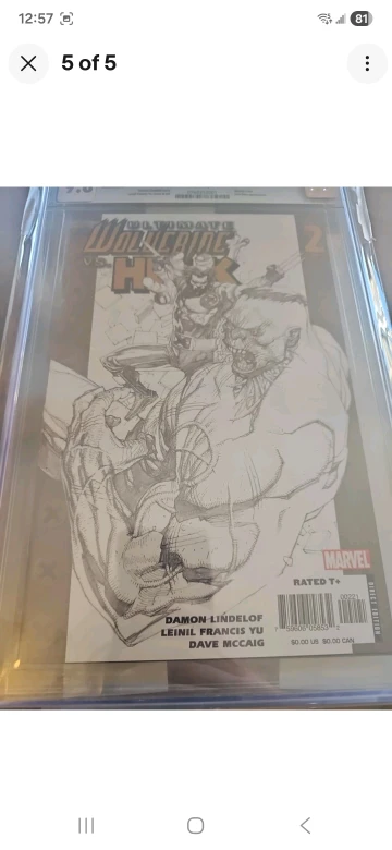 CGC Universal Grade 9.8 Ultimate Wolverine vs Hulk #2 - photo 5
