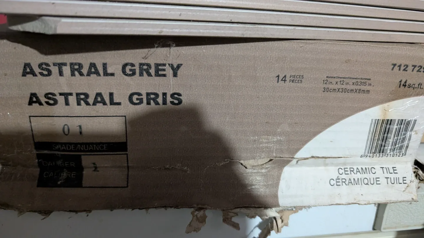 Astral Grey Ceramic Tiles - 14 Pieces image indicator(2)