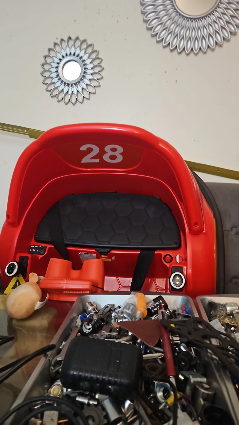 Red Ride-On Car #28