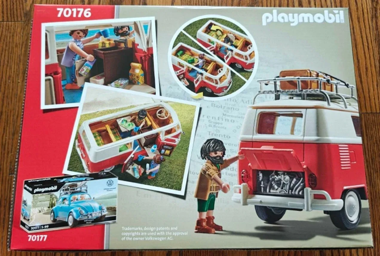 Playmobil Volkswagen T1 Camping Bus 70176 (new, sealed) image indicator(2)