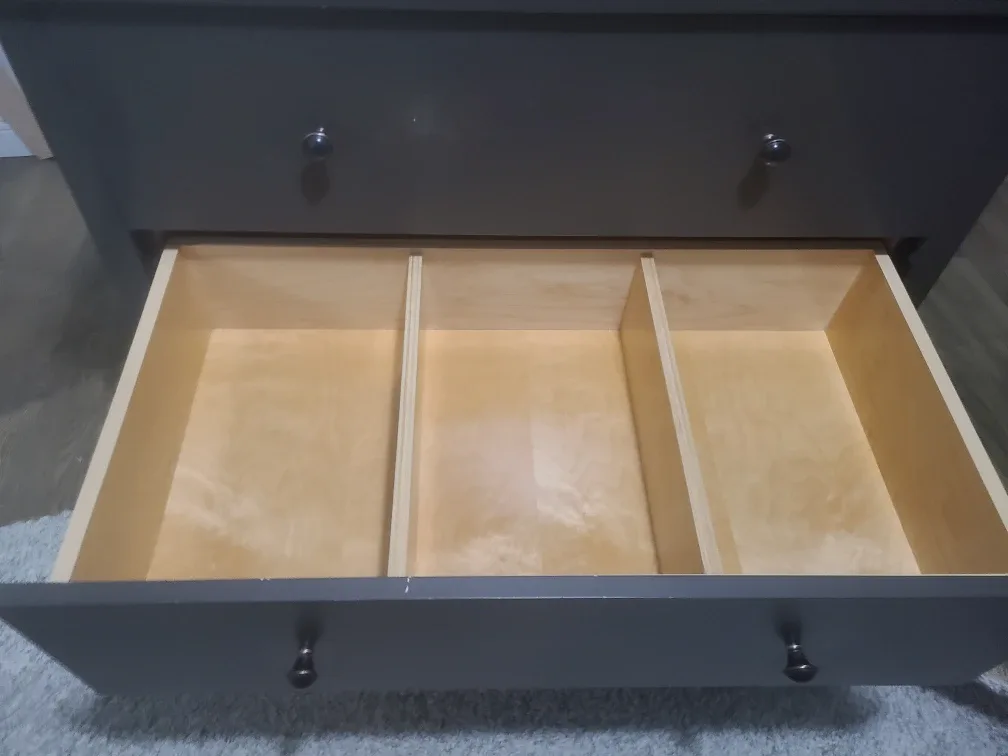 Brown Dresser with Baskets image indicator(4)