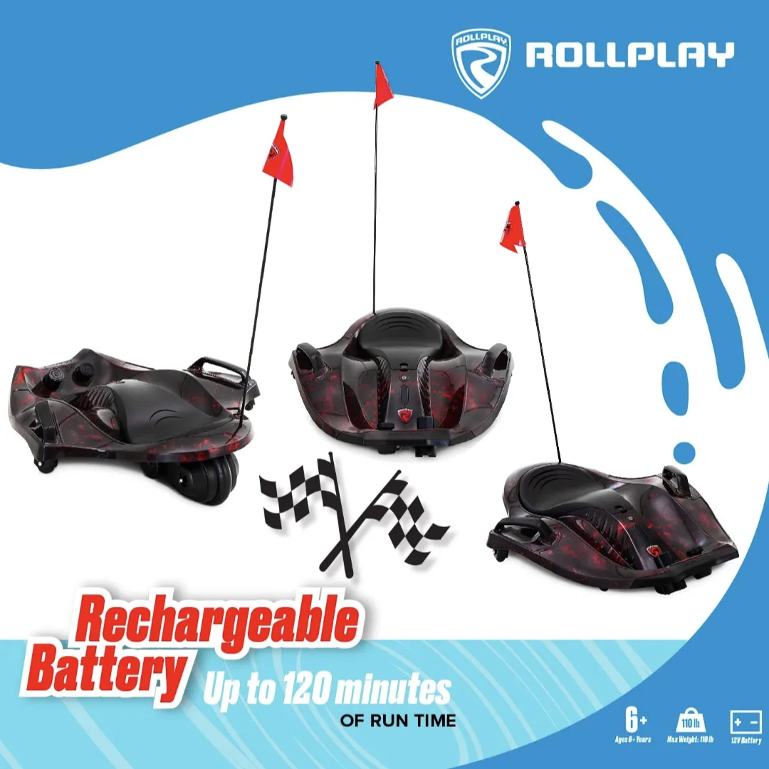 NIGHTHAWK Roll play Rechargeable Ride- On GoKart