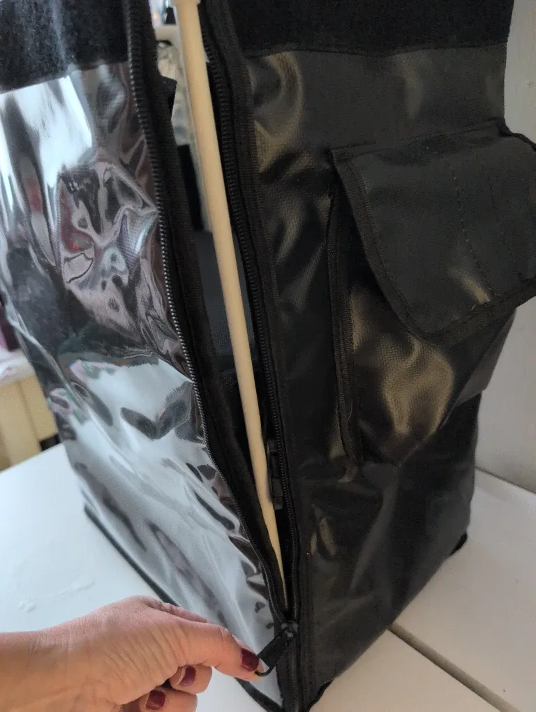 Food Delivery Backpack - Insulated zipper sides, velcro top image indicator(7)