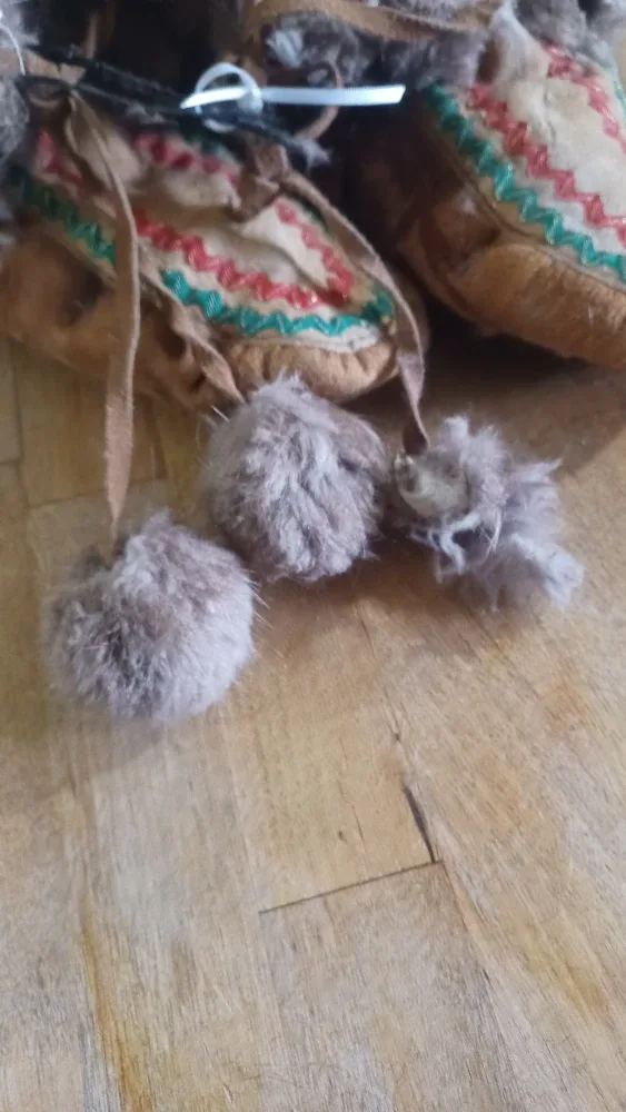 Fur-Lined Moccasin Slippers image indicator(3)