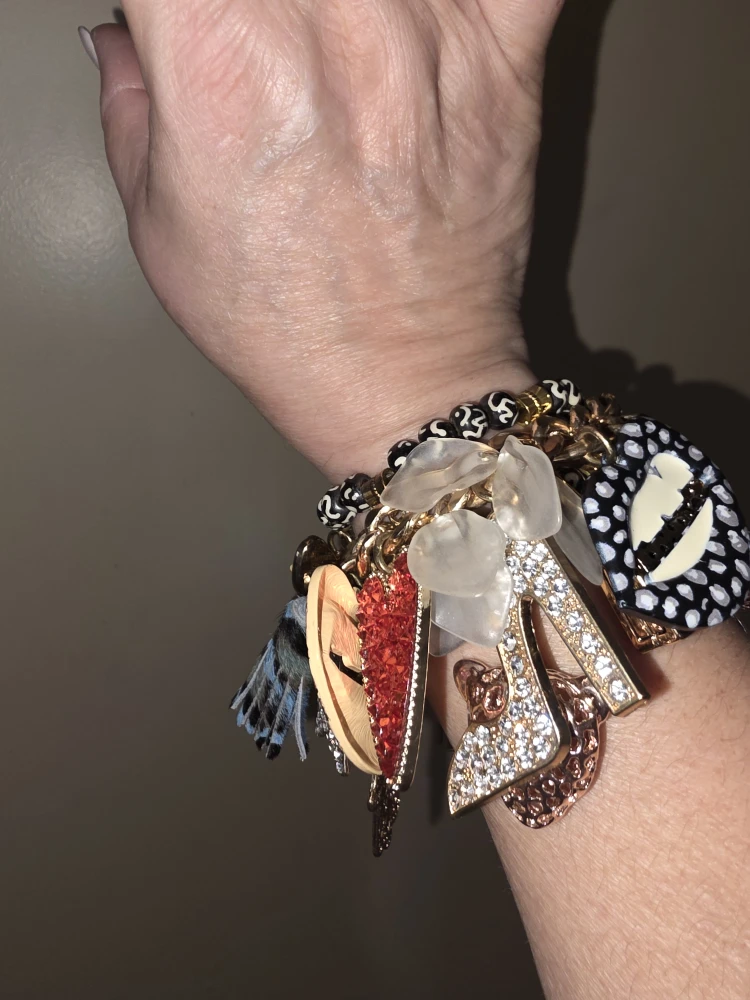 Charm Bracelet with Decorative Pendants - photo 2