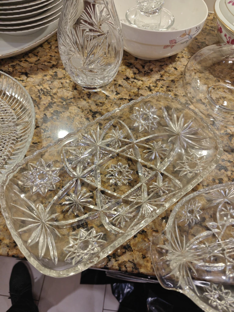 Crystal Serving Dishes - photo 5