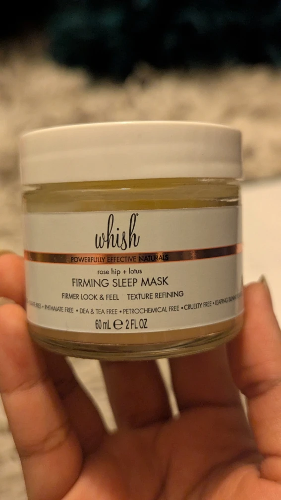 Whish Firming Sleep Mask - Rose Hip + Lotus