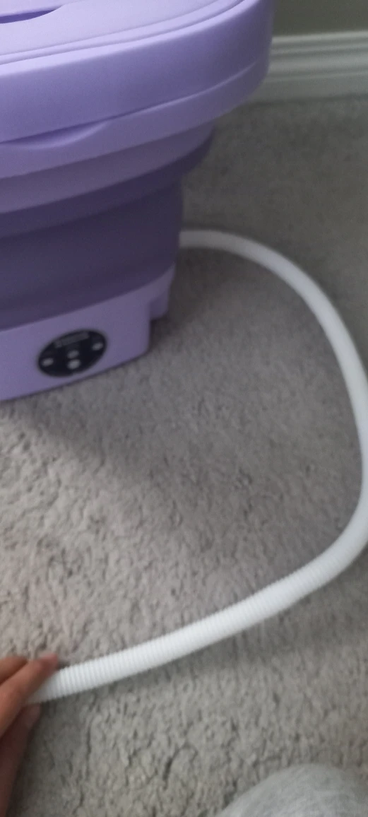Portable Folding Washing Machine - Purple - photo 4