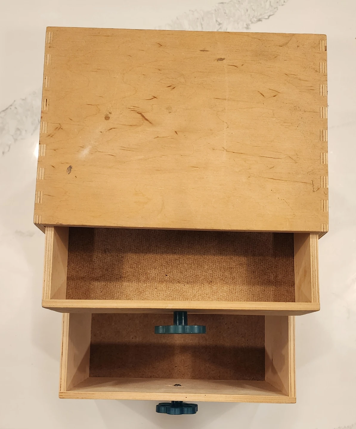 2 Drawer Wooden Storage Box - photo 3