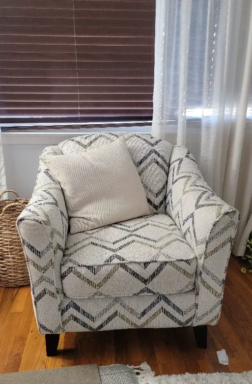 Patterned Accent Chair