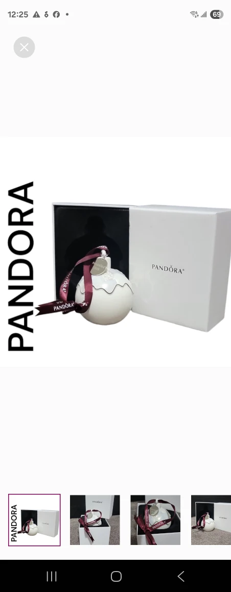 Pandora Christmas 2018 Collectors Ornament with Box - photo 3