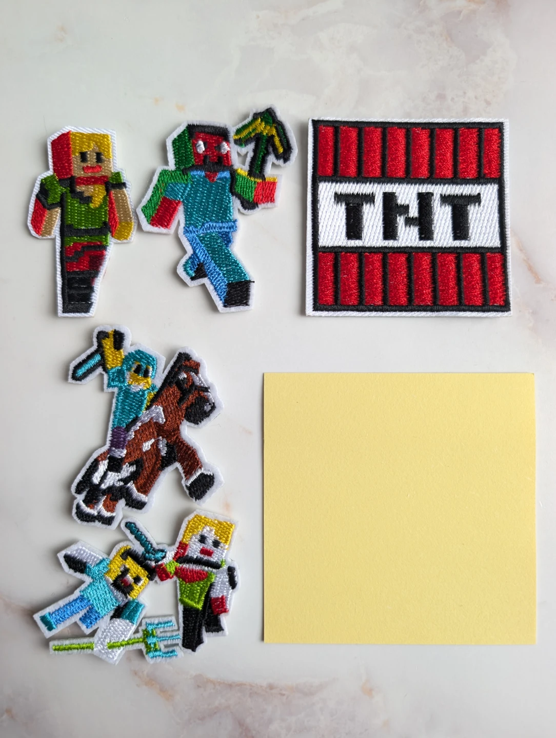 Minecraft Iron On Patches set of 5 - photo 2