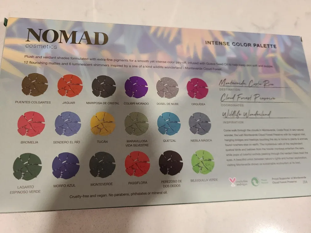 Nomad Bosque Nuboso de Monteverde Palette image indicator(7)