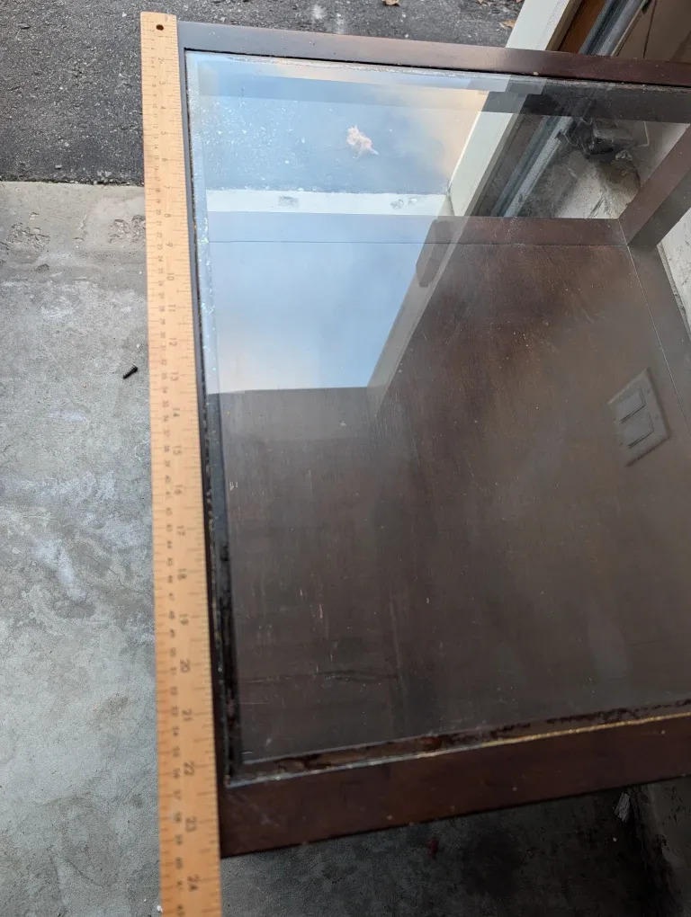 Glass Top End Table with Drawer image indicator(4)