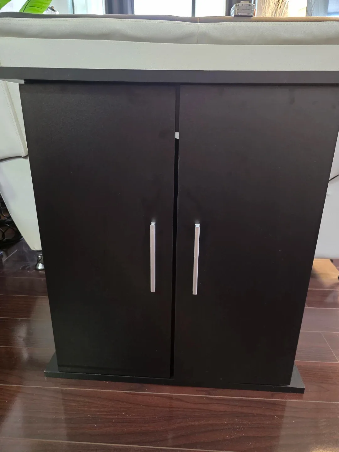 Black Cabinet with Doors