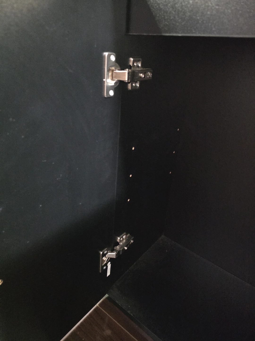 Black Cabinet with Doors - photo 3