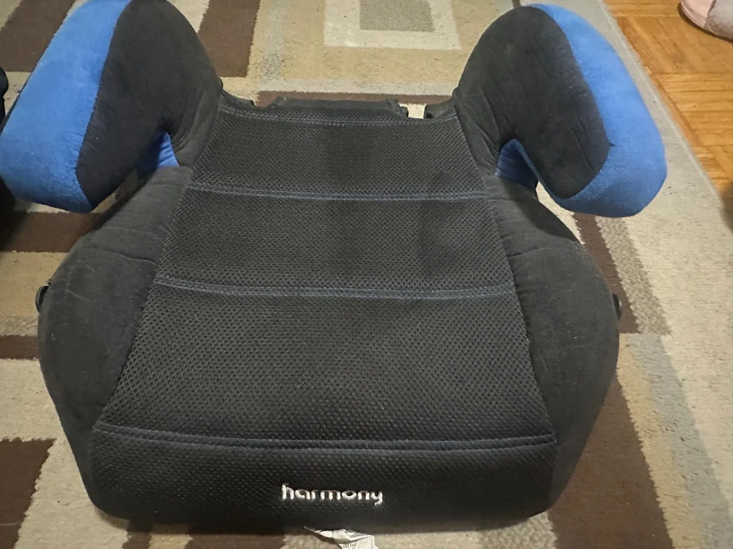 Harmony Youth Booster Car Seat - Black & Blue