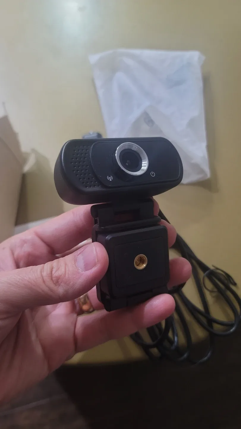 Full HD 1080P Webcam with Privacy Shutter and Tripod, Pro S...