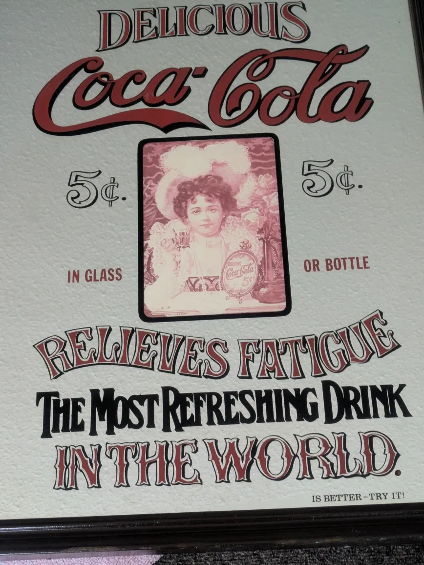 Vintage Coca-Cola Mirror