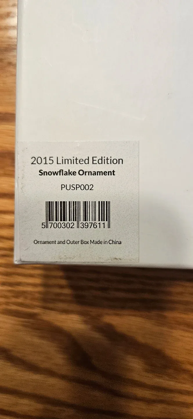 ❄️Pandora 2015 Limited Edition Snowflake Ornament Brand New 🎁🥕 image indicator(9)