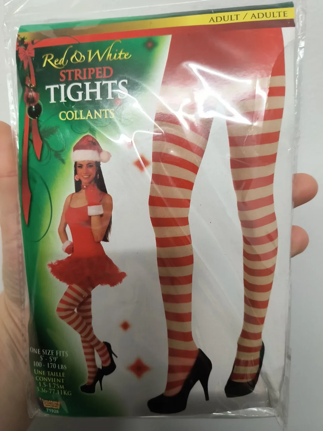 Christmas Striped Stockings - One Size