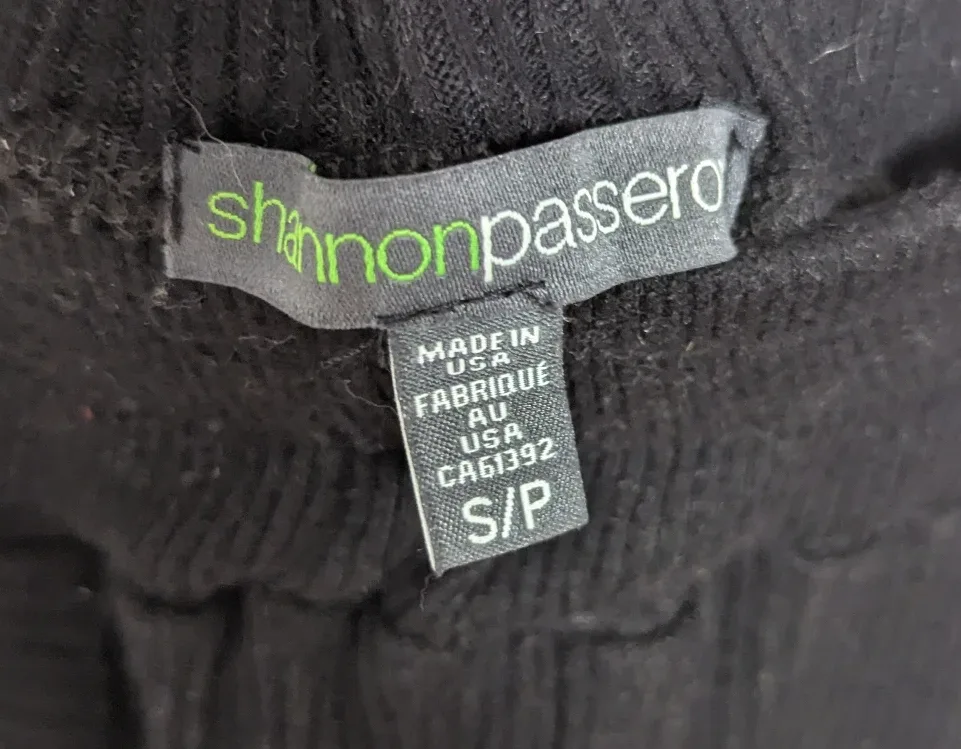 Shannon Passero Black Pants - Size Women's Small image indicator(2)