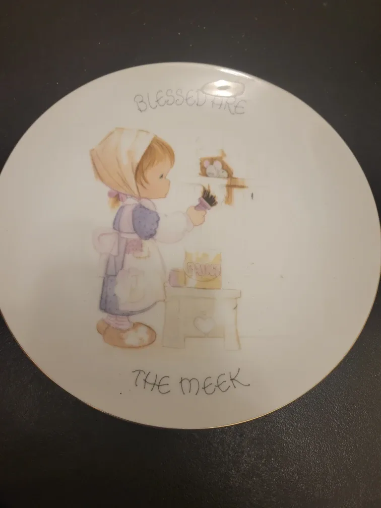 Precious Moments 'The Meek' Plate