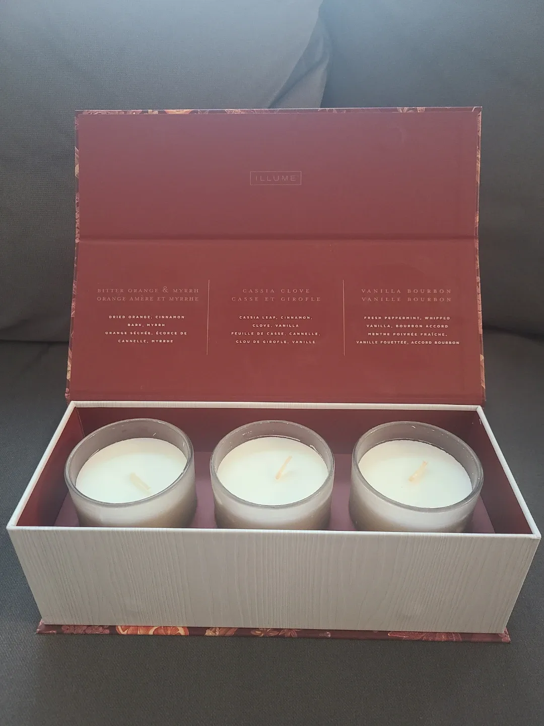 Illume Festive Market Candle Gift Box, Set of 3🕯 image indicator(3)