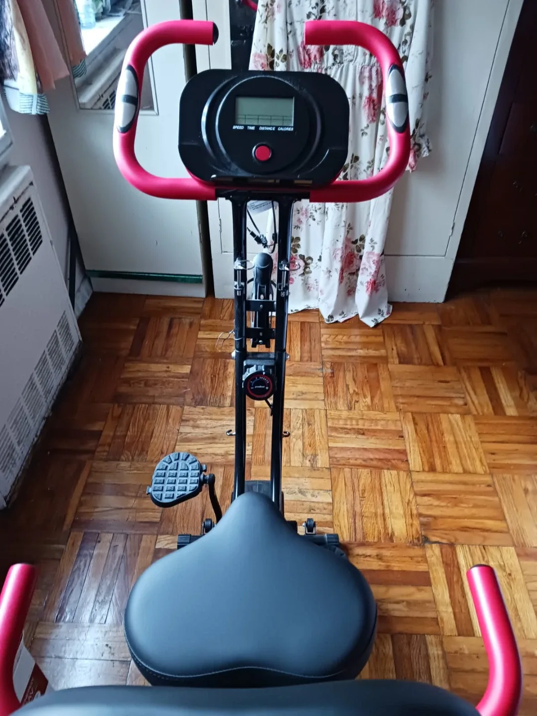 Pooboo Exercise bike foldable image indicator(6)
