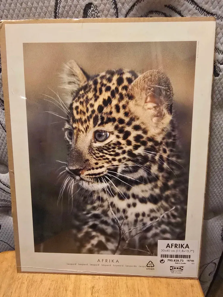 IKEA Afrika Leopard Print - 30x40cm