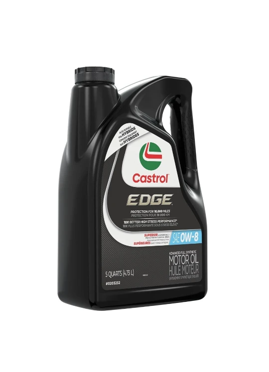 Castrol EDGE SAE 0W-8 Advanced Full Synthetic Motor Oil - photo 2