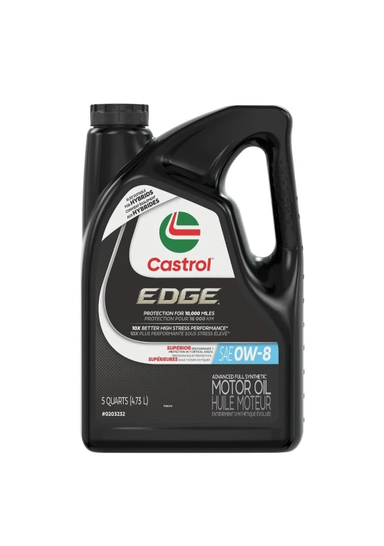 Castrol EDGE SAE 0W-8 Advanced Full Synthetic Motor Oil