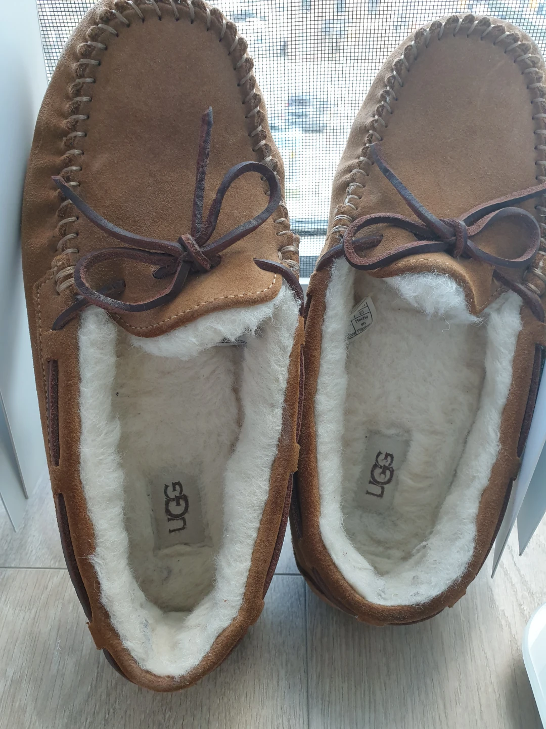 UGG Brown Ascot Suede Moccasin Slippers, Size 8(250mm) - photo 2