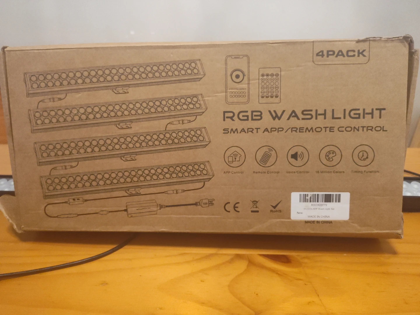 4 Pack RGB Wash Lights - photo 2