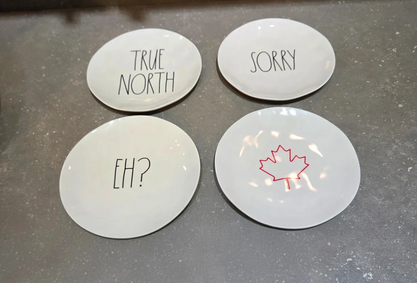 RARE - NEW Rae Dunn True North Dish Set - Canadian Theme image indicator(3)