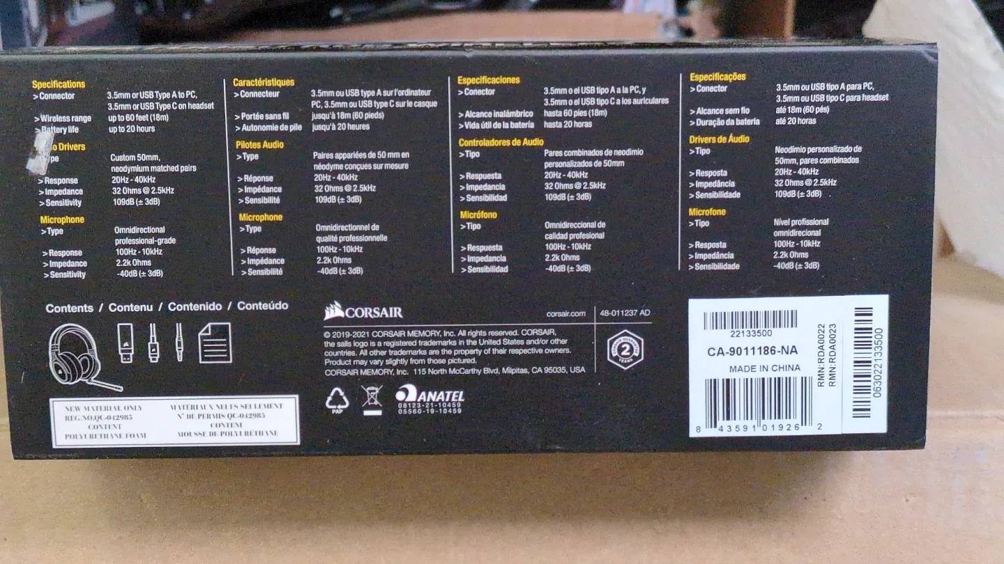 Corsair Virtuoso RGB Wireless Gaming Headset - White image indicator(3)