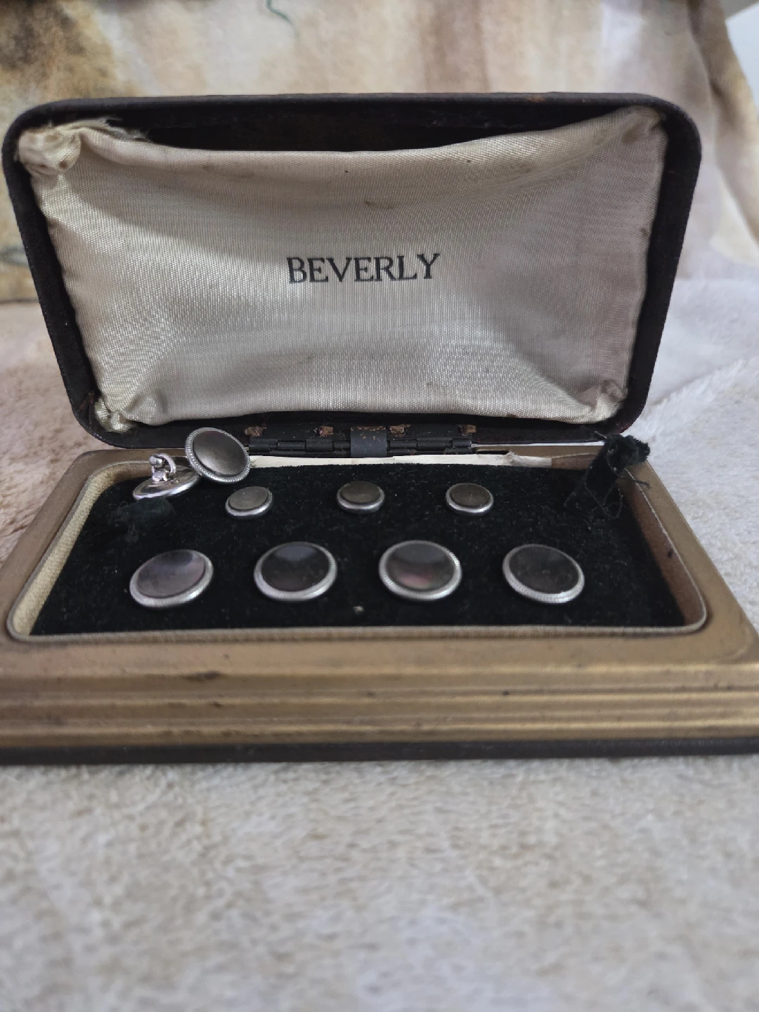 Beverly Cufflink & Button Set