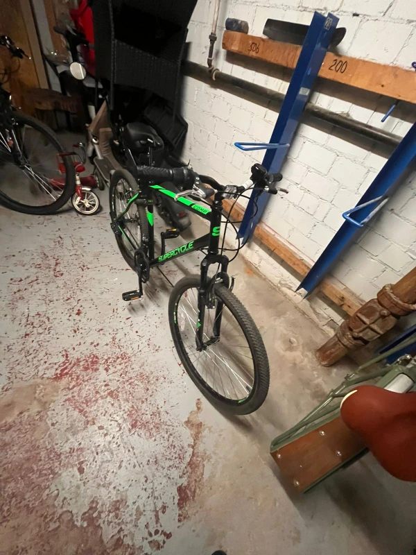 Supercycle Scrambler Men's Mountain Bike - Black/Green - photo 2