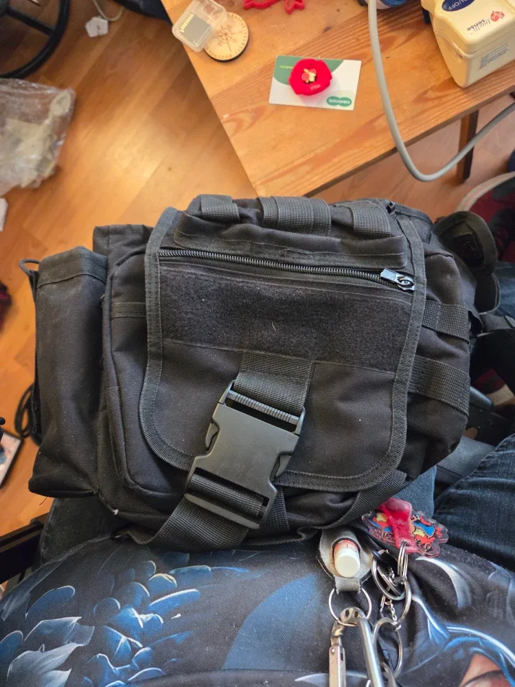 Black Tactical Waist Bag