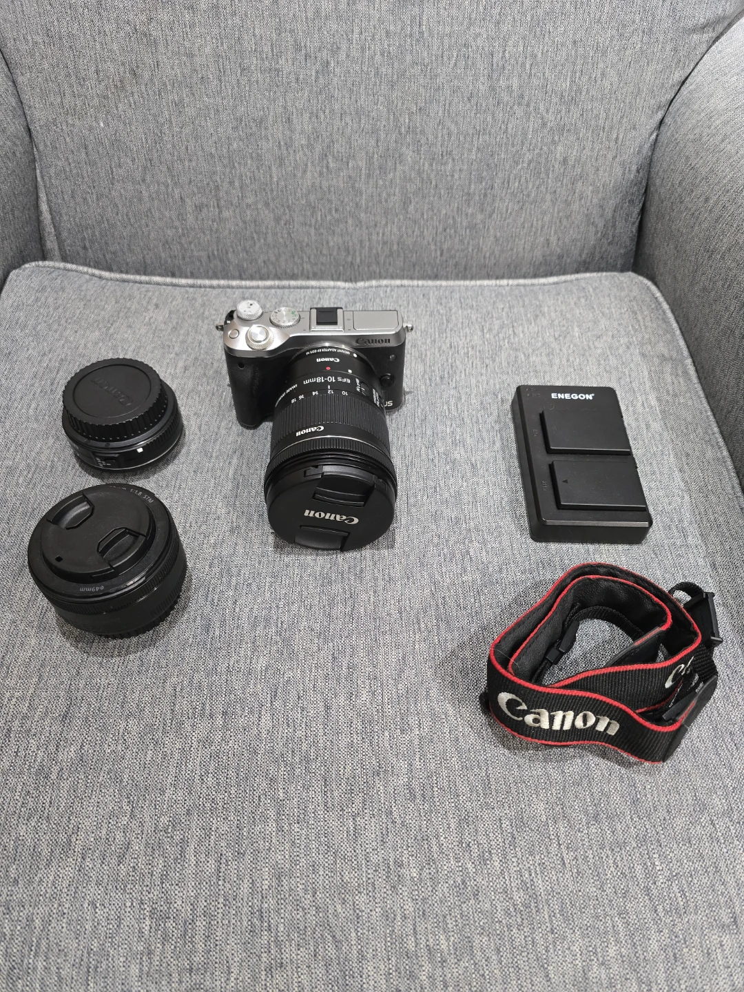 Canon EOS M6 Camera with Lenses & Accessories