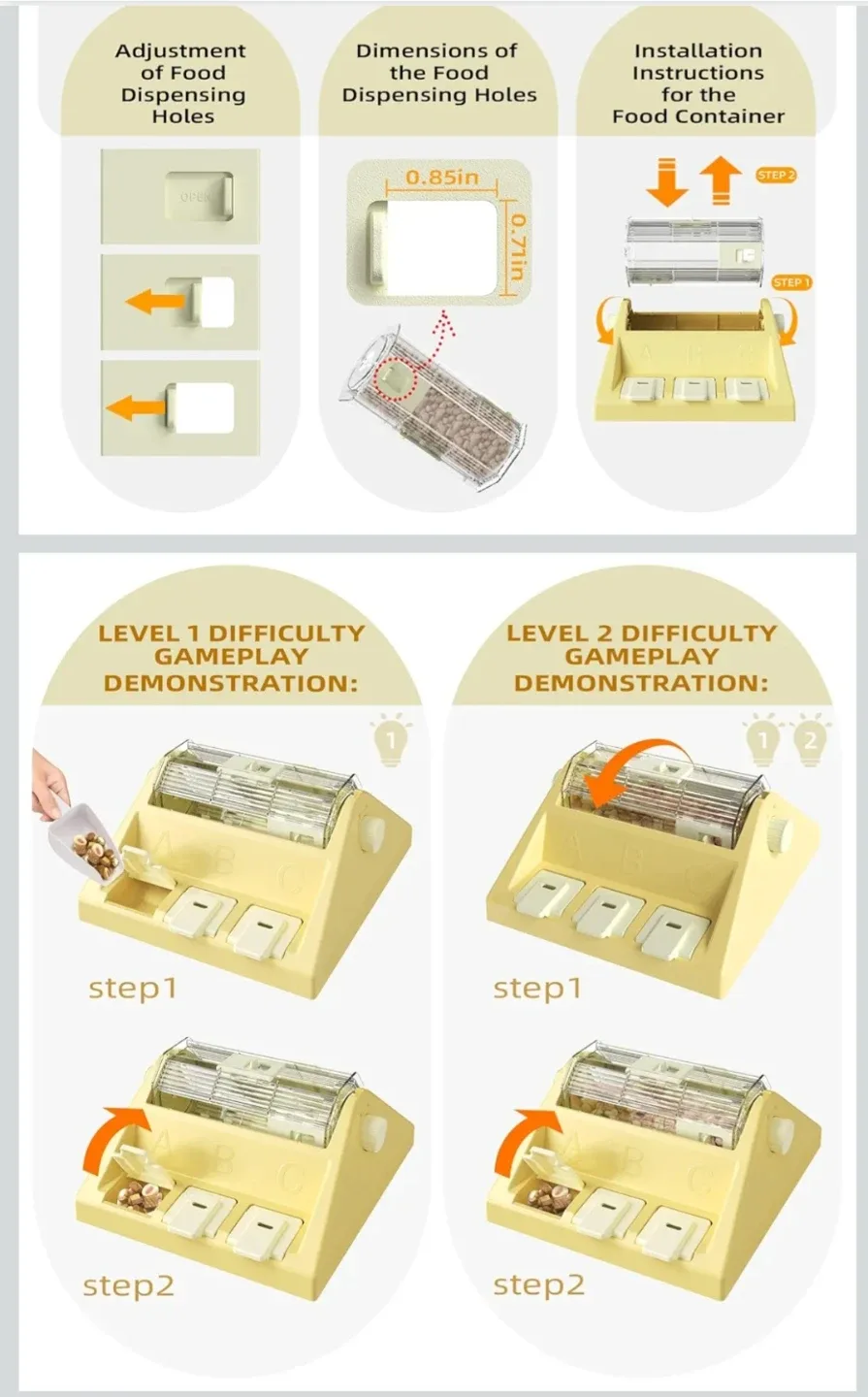 KADTC Dog Spinning Barrel Puzzle Toy - New in Box! image indicator(5)