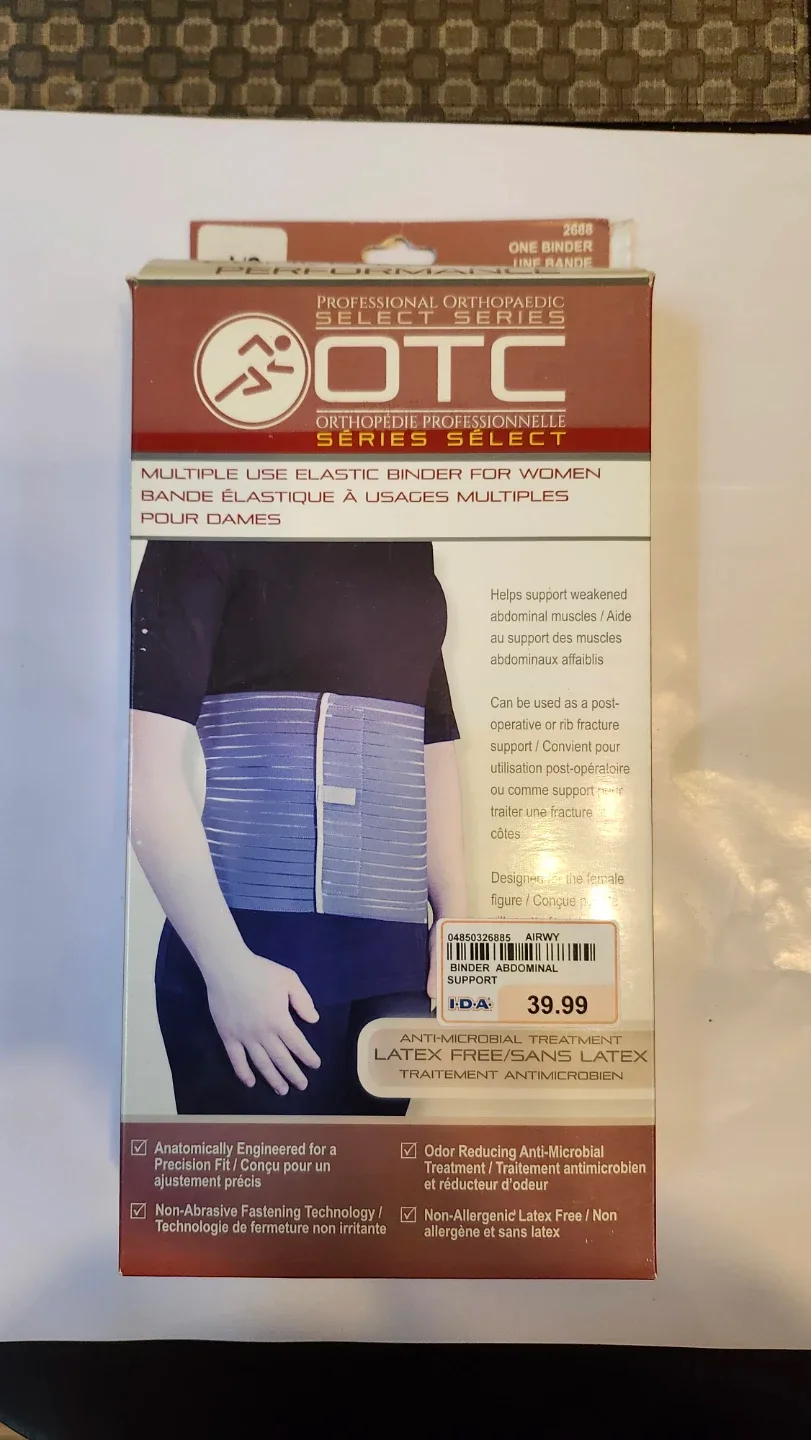 Brand New OTC Series Select Elastic Binder - Women's L/G image indicator(4)