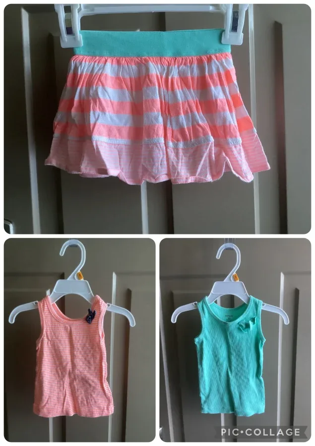 Girls sz 12 months outfits, $3 each