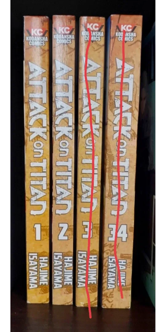 Attack on Titan Manga Volumes 1 and 2