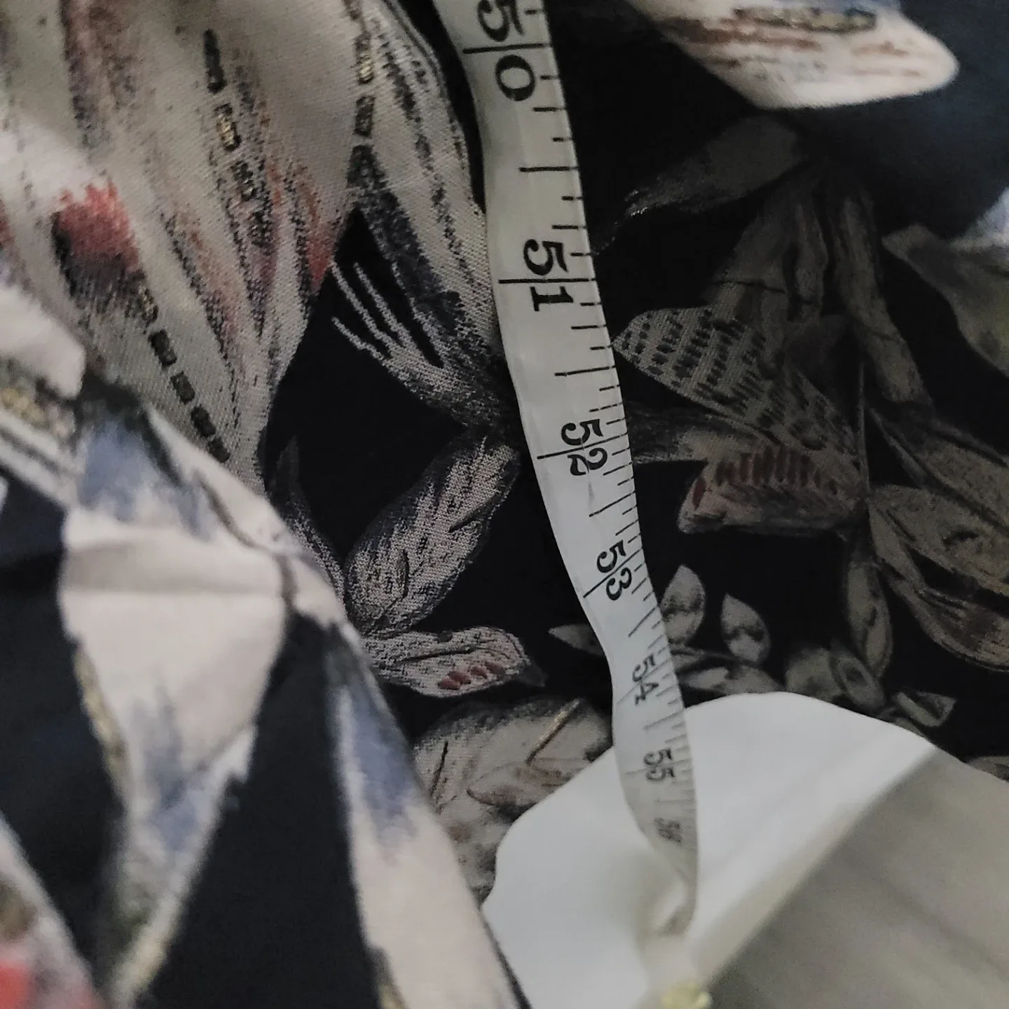 Floral Print Maxi Dress - Size L image indicator(2)