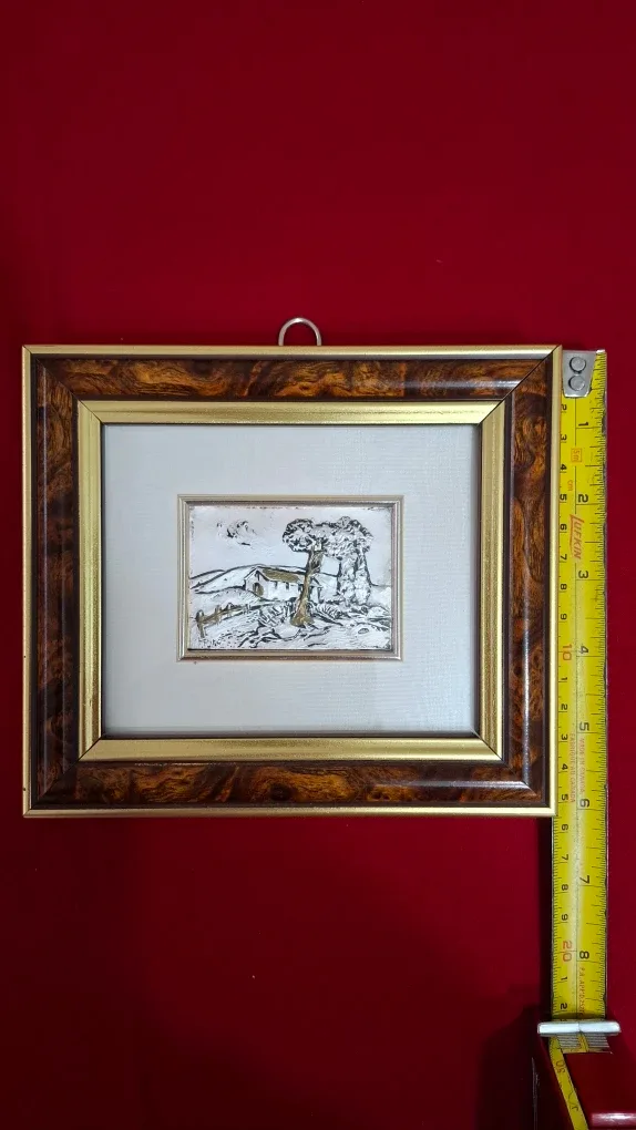 Framed artwork in 925 silver image indicator(9)