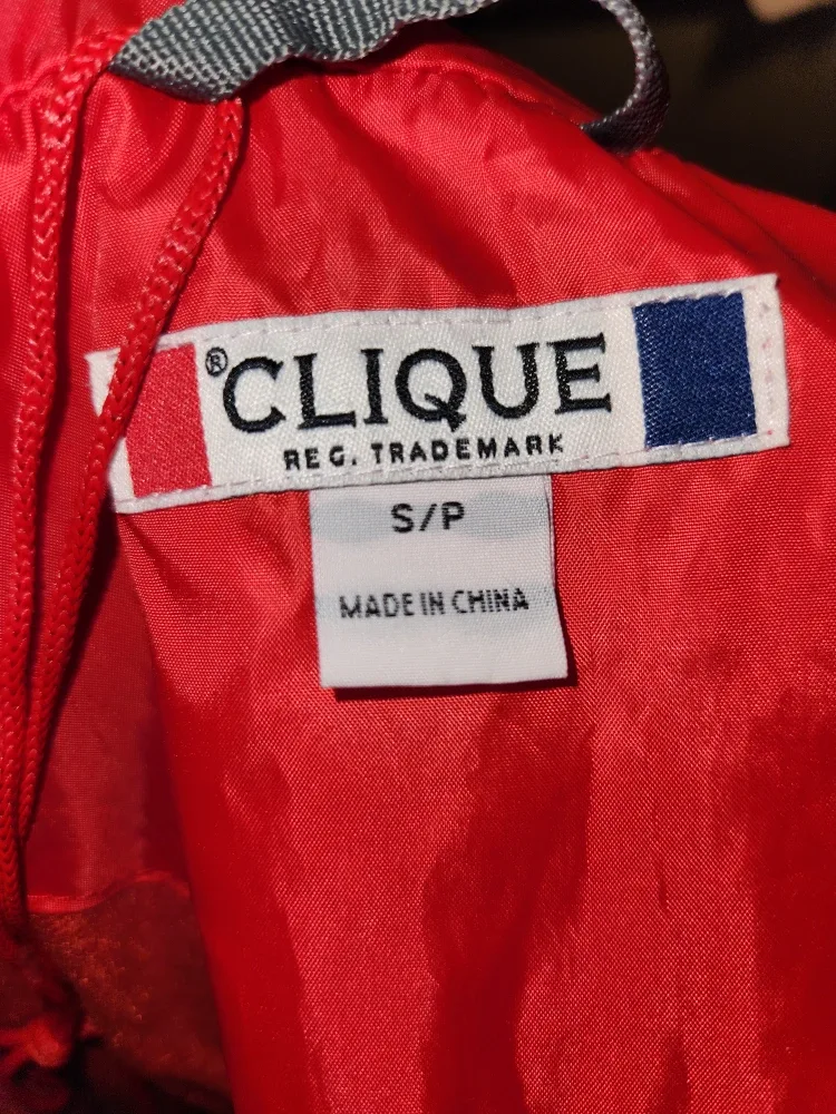 Clique Red Windbreaker Jacket - Size S image indicator(2)