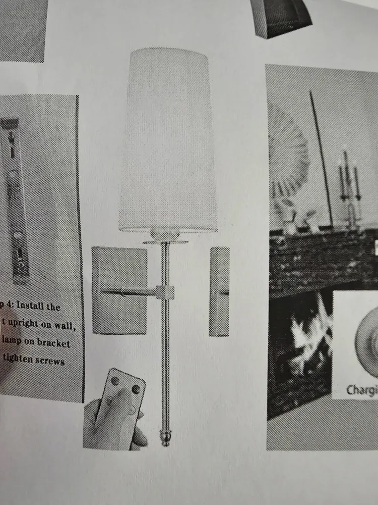 Set of 2 Wall Sconce - BNIB Lights No Wiring Needed image indicator(4)