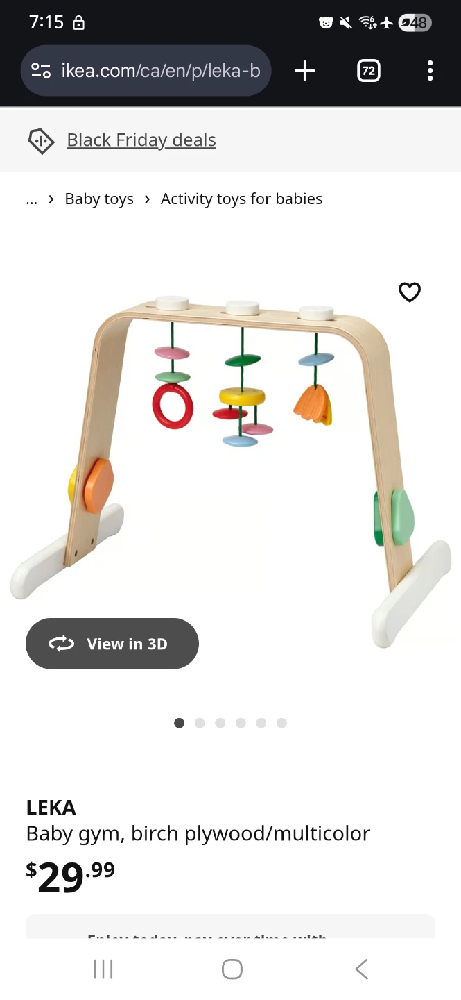 IKEA Leka Baby Gym - Birch Plywood/Multicolor - photo 2