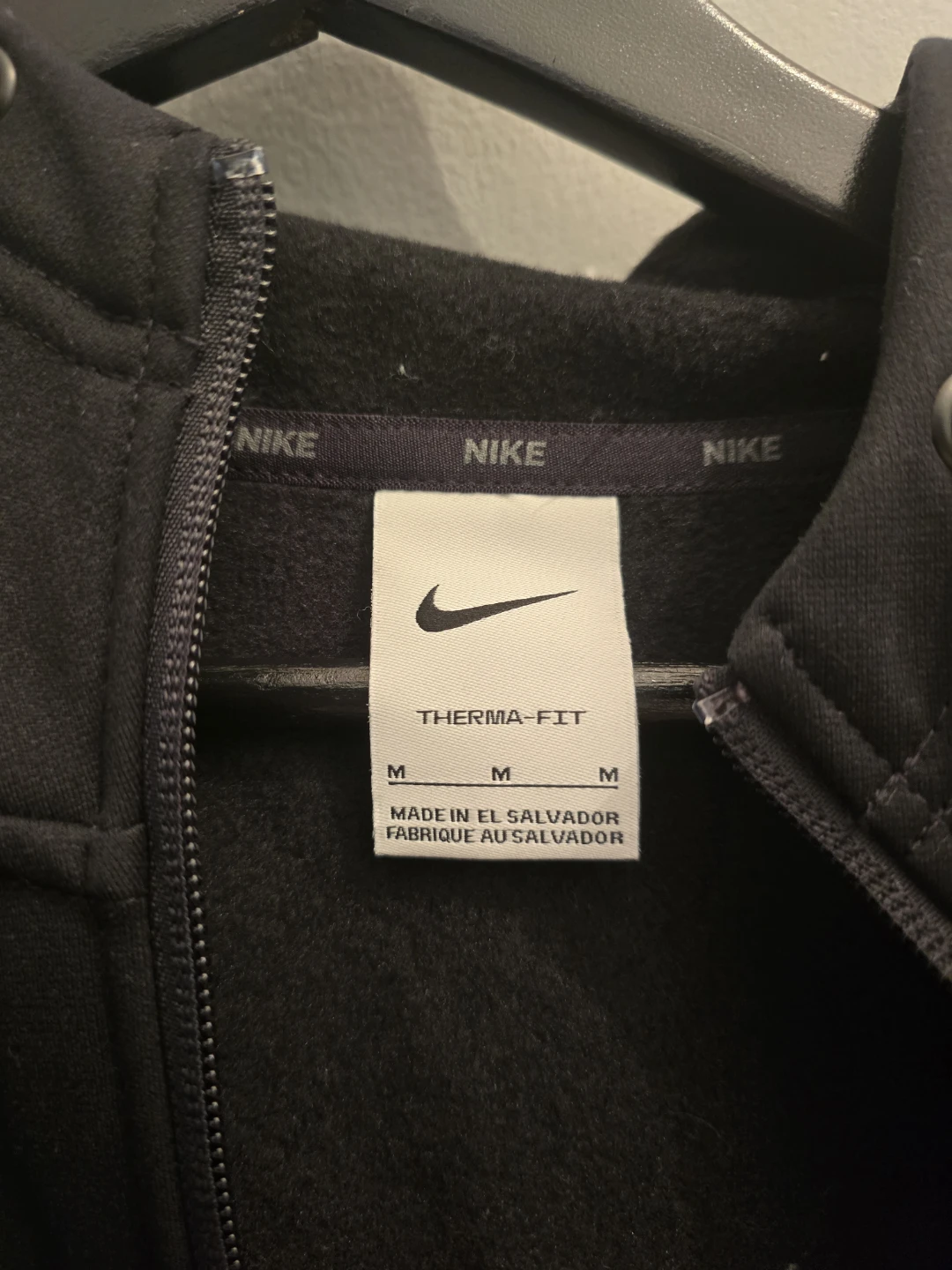 Nike Therma-FIT Black Hoodie - Size M - photo 2